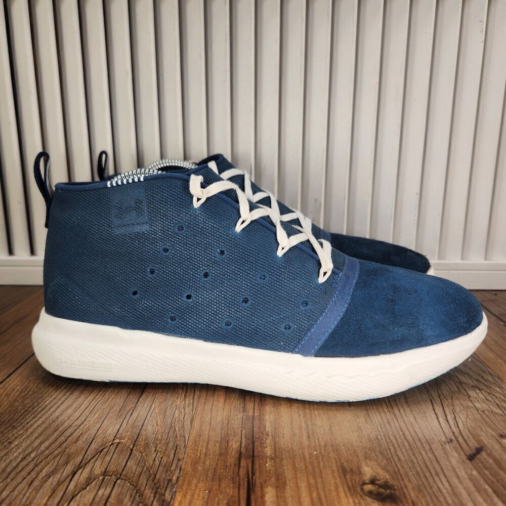 Under Armour Charged 24/7 Mid 3020007-400 Mens Sz 8 Blue Training Sneakers Shoes